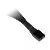 RGB jaoturkaabel Alphacool 18679 Must Plast 150 mm