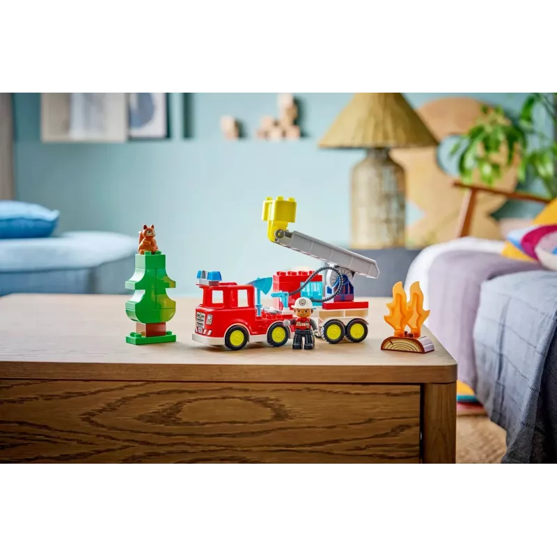 LEGO DUPLO 10473 Tuletõrjeauto vooliku ja tuletõrjujaga