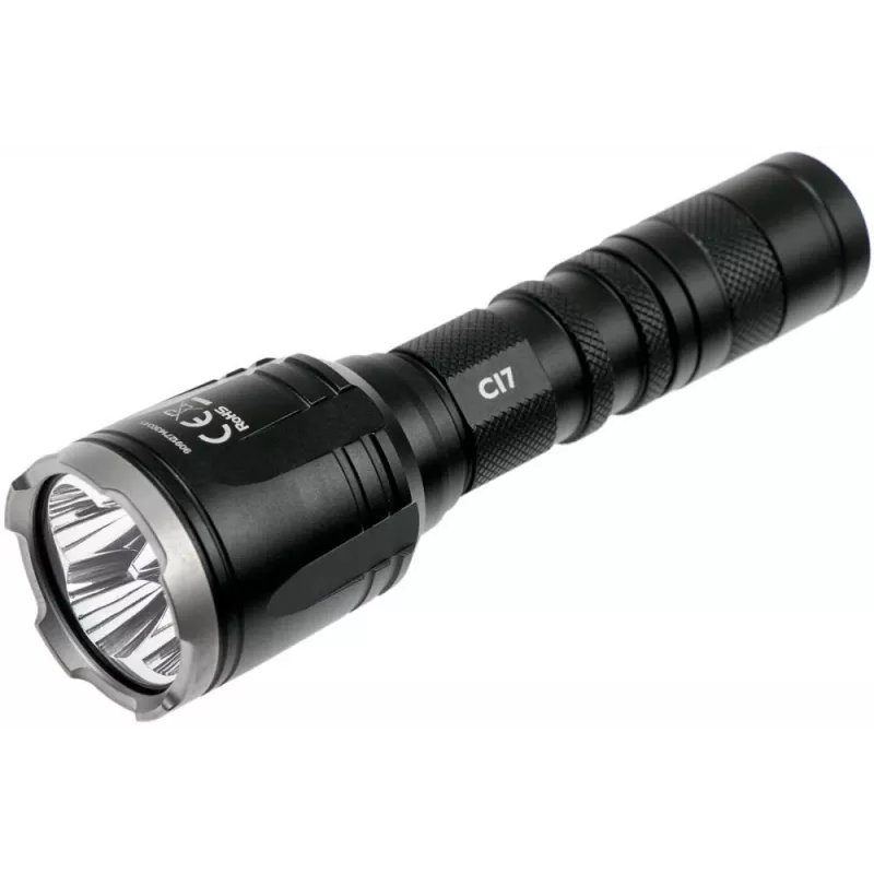 Käsilamp Nitecore CI7 — 4 LED-i, 2500 luumenit, 130 h tööaeg, 148,2 mm, 158 g, must