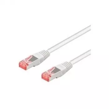 Wentronic Goobay CAT 6 paigalduskaabel, S/FTP (PiMF), valge, 1,5 m - LSZH halogeenivaba, vask (95587)
