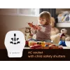 Seinareisiadapter GEMBIRD TPA-1A2C20-02-W 20W — 1×USB-A + 2×USB-C, Type G pistik, 100–250V, valge