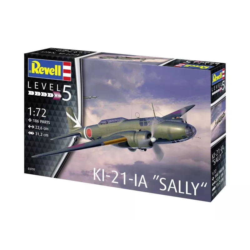 Revell KI-21-LA Sally 1:72 mudelikomplekt