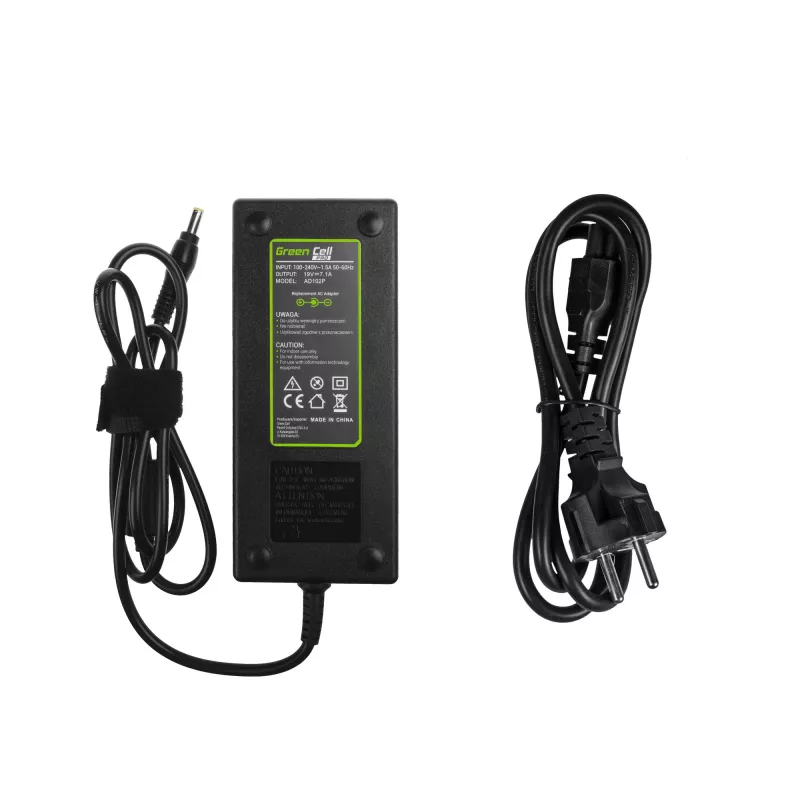 Adapter Green Cell AD102P universaalne 135 W, 19 V, 7,1 A, must, sülearvutitele
