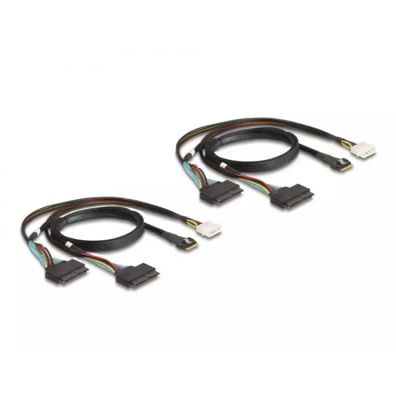DeLOCK PCI Express 4.0 x16 kaart 4 x SFF-8639 NVMe - Bifurkatsioon - madala profiiliga