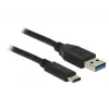 USB-kaabel DeLOCK 1m USB3.1-C/USB3.1-A 83870