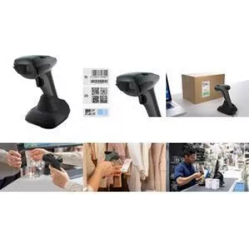 Käeshoitav vöötkoodiskanner Safescan 350-BT — 1D ja 2D juhtmevaba skanner, Bluetooth