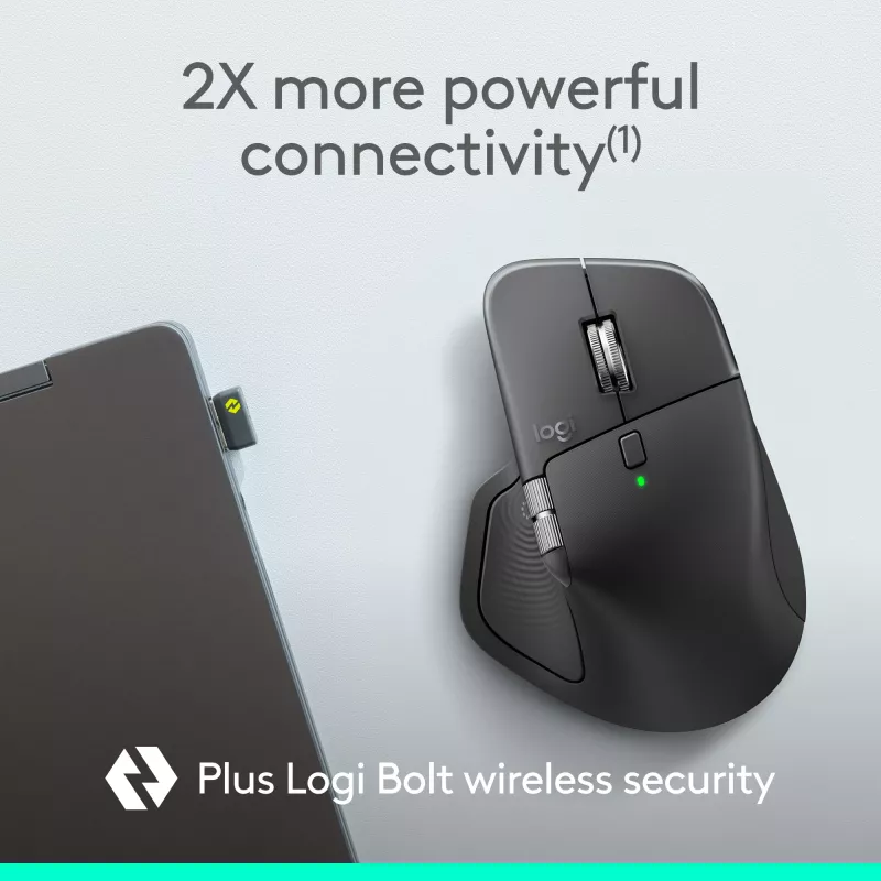 Logitech Logitech MX Master 4 for Business hiir - juhtmevaba + Bluetooth, 8000 DPI, grafiit | Logitech