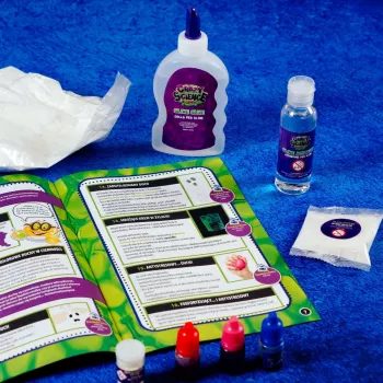 Teaduskomplekt Liscianigiochi Crazy Science Slime in the dark 304-PL89239 — pimedas helendava lima katsekomplekt