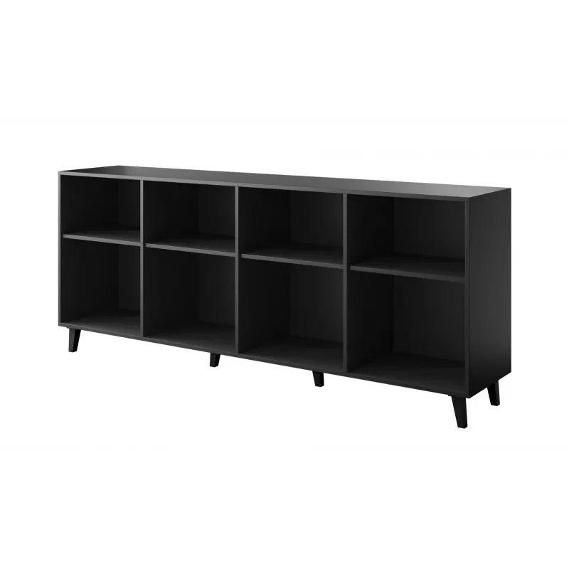 Kummut Cama Meble ETNA 2000×420×820 mm, must matt, puitlaastplaat