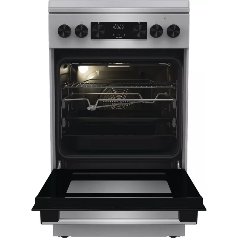 Gorenje GKS5C71XF vabaltseisev pliit ahjuga hõbedane