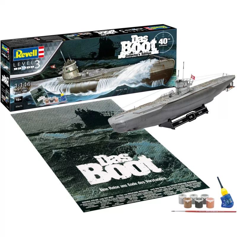 Mudelkomplekt Revell DAS BOOT 40th Y. Kingikomplekt