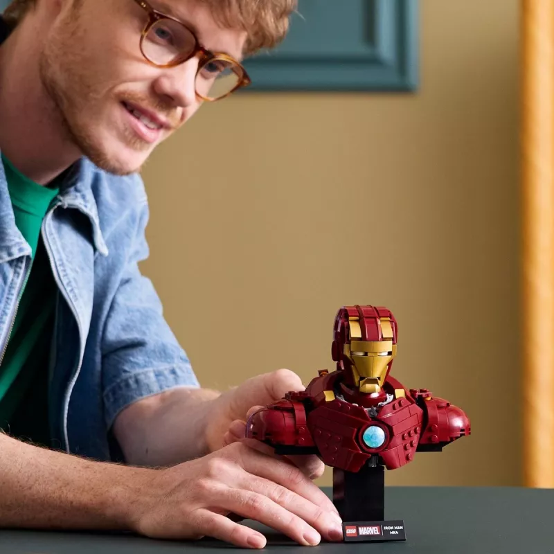 LEGO ehituskomplekt Marvel Super Heroes Iron Man MK4 3D-mudel, 436 osa, sisaldab 1 minifiguuri, vanusele 18+