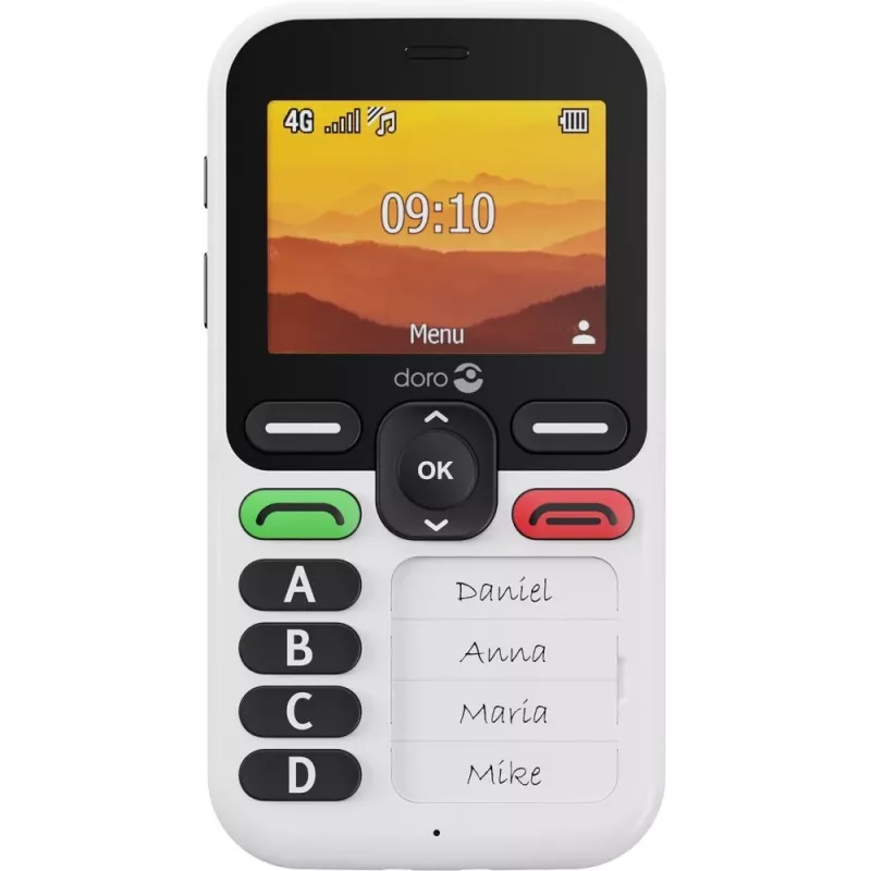 Nutitelefon Doro Leva X10 2,4-tolline 1150 mAh grafiit