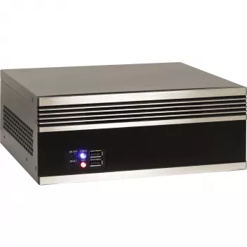 PC korpus INTER-TECH S21 must/hõbedane ATX tugi 6 ventilaatorile