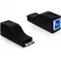 Kaabli soovahetusadapter micro USB-B-pistik – USB-B-pesa must DeLOCK 65216