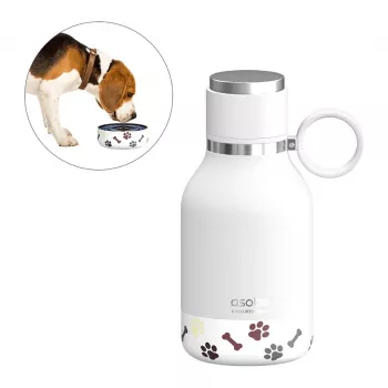 Koera kauss Asobu SDB1 valge 1000ml sise- ja välistingimustes