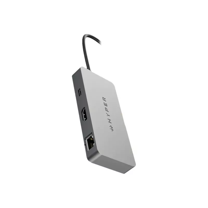 HYPER HDMB2 liidese jaotur USB 3.2 Gen 1 (3.1 Gen 1) Type-C 5000 Mbit/s Roostevaba teras