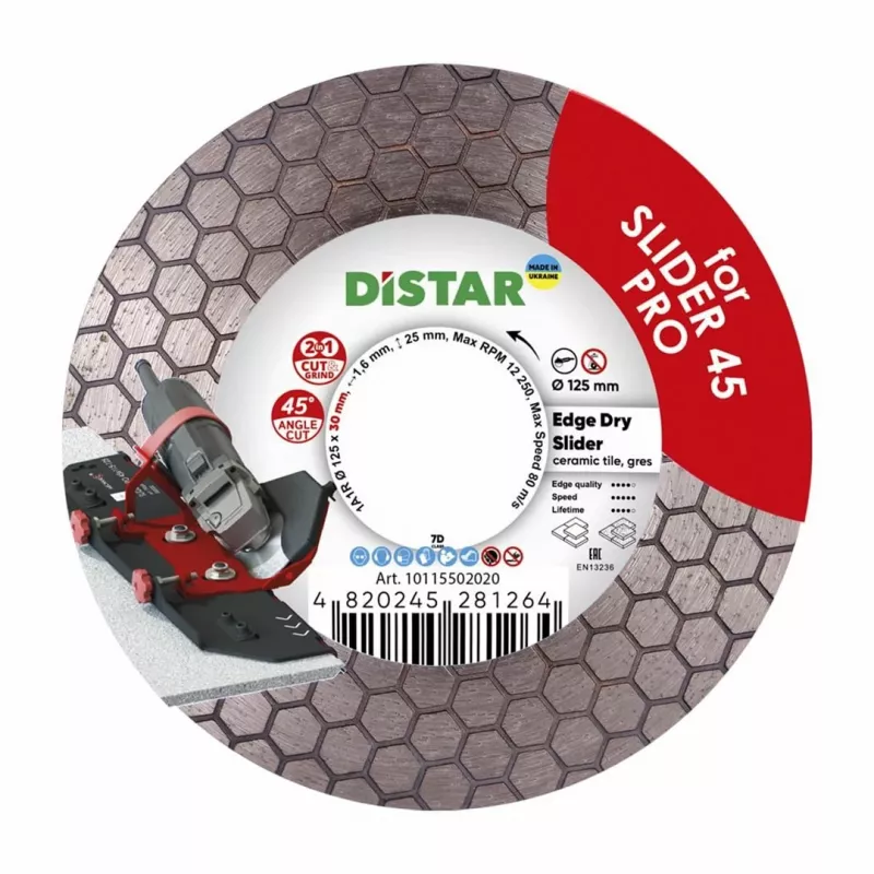 DISTAR Teemantketas EDGE DRY SLIDER 125x1.6x25x30