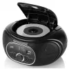 Kaasaskantav CD-mängija JVC RD‑E221B — must, CD/MP3, kassetitekk, USB taasesitus, FM-raadio, AUX, aku-/vooluvõrgu toide