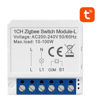 Nutika lüliti moodul Avatto LZWSM16-W1 ZigBee ilma nulljuhtmeta seina sisse paigaldamiseks