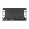 Patch-paneel DELOCK Mini Desktop RJ45 8-pordine Cat.6A varjestatud must lauale, seinale või DIN-liistule