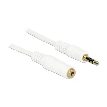 Audiojuhe 3,5 mm M-F DeLOCK 83767 2 m valge