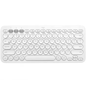 Logitech Multi-Device K380 - Klaviatuur - Juhtmevaba - Bluetooth 3.0 - Saksa - Valge