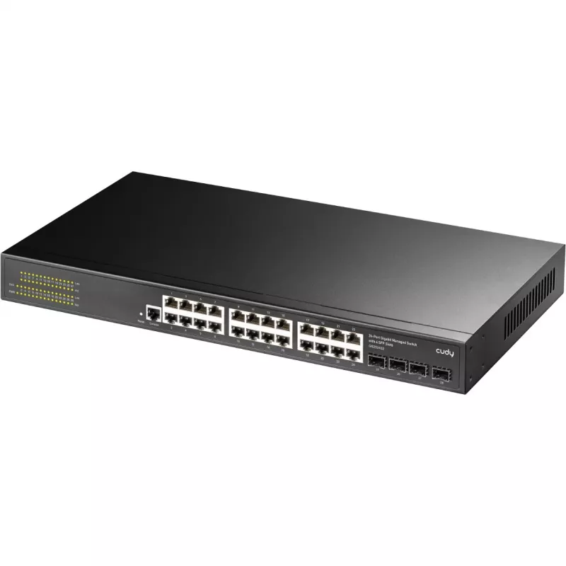 Hallatav lüliti Cudy GS2024S2 L2/L3 Gigabit Ethernet 24 porti 1U