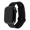 Silikoonrihma komplekt FIXED FIXSST2-434-BK Apple Watch 42/44/45mm — must fikseeritud sportdisain