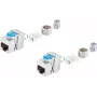 Keystone-pistik ShiverPeaks BS08-45005-2 Cat 8.1 metallist varjestatud RJ45-moodul