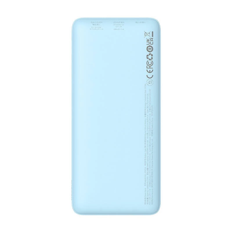 Kaasaskantav akupank Baseus Airpow 10000 mAh, 20W, LiPo, USB-C + USB-A, sinine