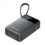 Kaasaskantav akupank Vention FHYB0 20000mAh 65W, 2× USB-C, 1× USB-A, must