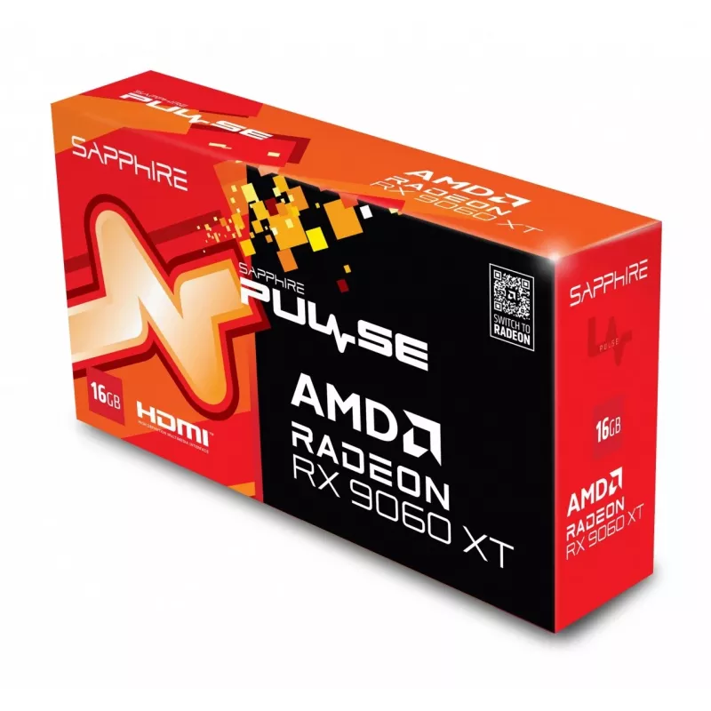SAPPHIRE PULSE Radeon RX 9060 XT 16GB graafikakaart
