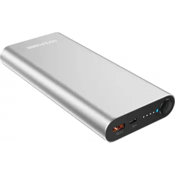 RealPower PB-20000PD liitiumioon- (Li-Ion) 20000 mAh alumiiniumist (408097)