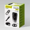 Elektriline pardel Maestro MR-672 USB-laetav veekindel — reisisõbralik fooliumpardel
