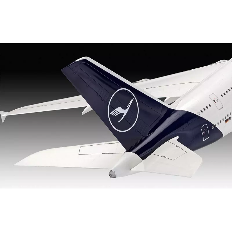 Kokkupandud mudel Revell Airbus A380-800 Lufthansa New Livery