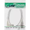 Microconnect USBAB5ANGLED-L USB-kaabel USB 2.0 5 m USB A USB B Valge