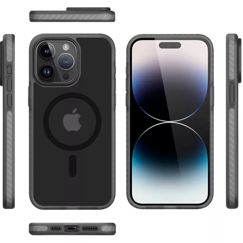 StyleShell Invisio, telefoniümbris must, iPhone 16 Pro Max