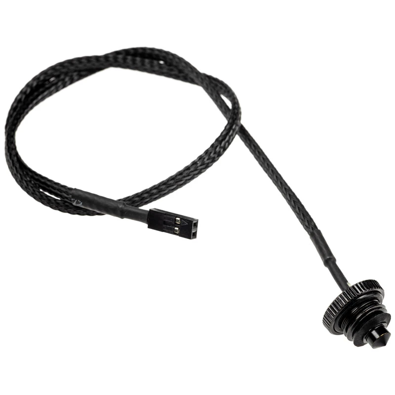 Temperatuurisensor Alphacool 17596 messingmust 18mm sügavus 17mm kõrgus