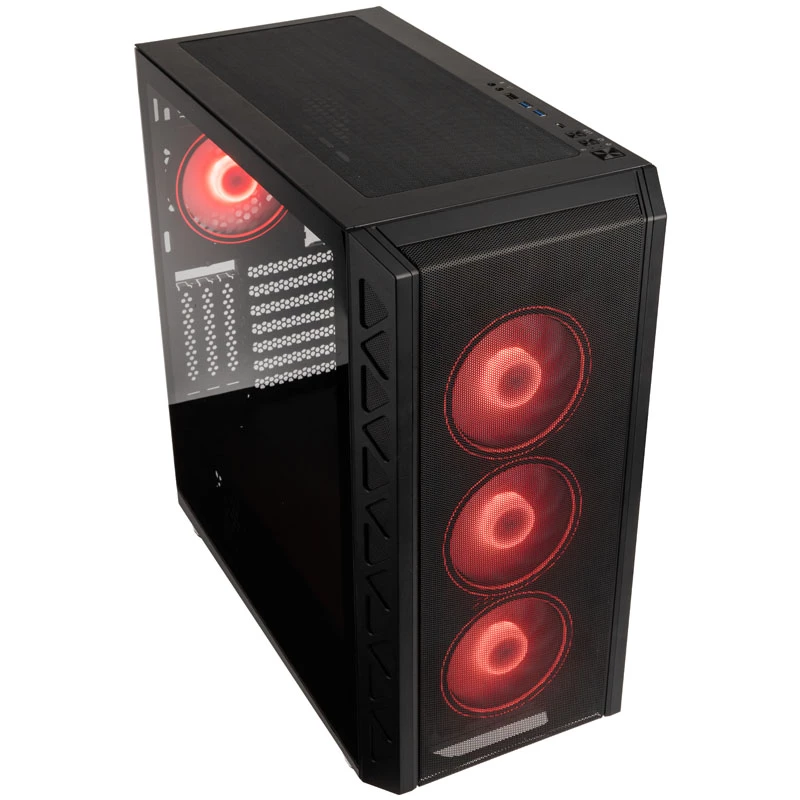 PC korpus Kolink Citadel Mesh ATX ARGB Midi-Tower – must, ATX-keskvorming