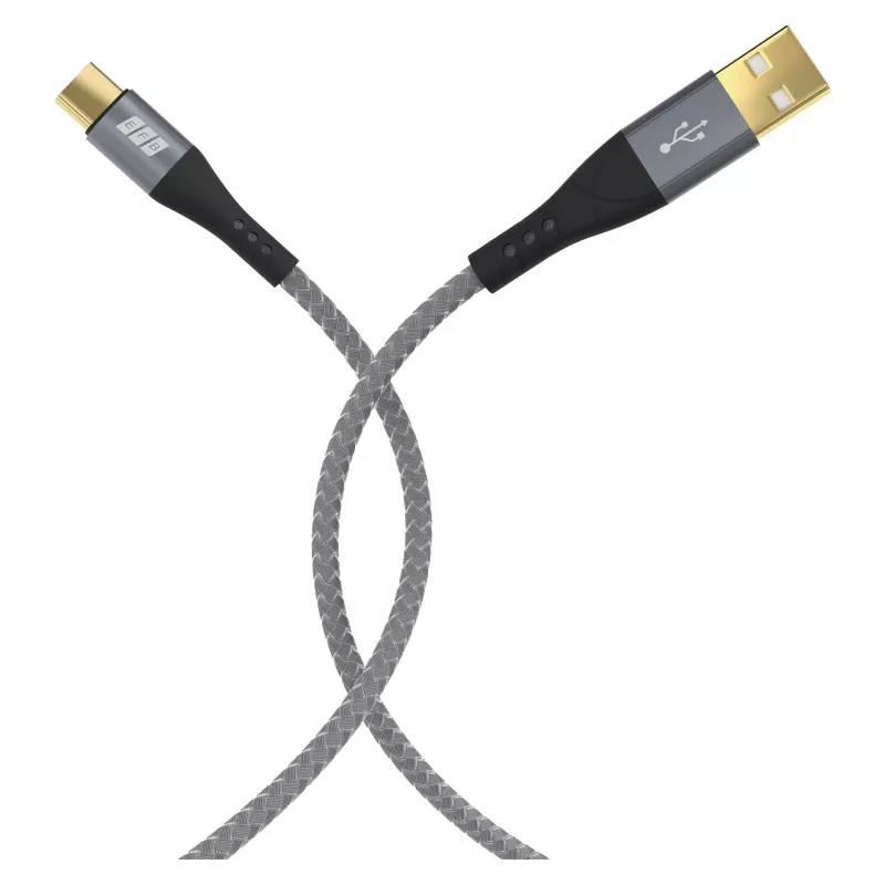 EFB Elektronik USB-A to USB-C kaabel 60W QC 3A hall - kaabel - digitaalne/andmed (USB-AC-00002)
