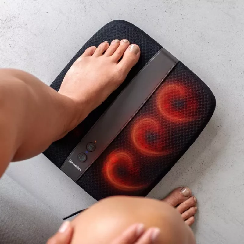 Jalamassaažiseade HoMedics FM-TS12H-EU Shiatsu Deluxe soojenduse ja mudimisfunktsioonidega