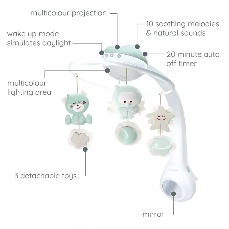Muusikamänguasi B-kids Musix Box 3in1 roheline — 3-in-1 interaktiivne beebi…