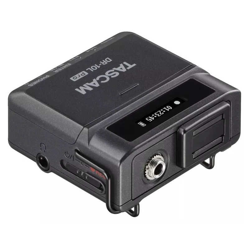 Kaasaskantav digitaalsalvesti Tascam DR-10L Pro koos lavalier-mikrofoniga, 24-bit/96 kHz, MicroSDXC, USB-C