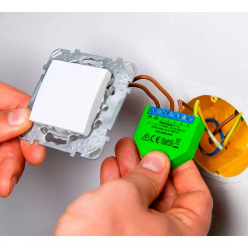 Dimmer Shelly Dimmer 2 BUSHDIMM2 nutikas DIN-siini hämardusmoodul, 4-pakk
