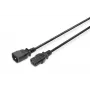 Toitejuhtme pikendus tüüp IEC C14/IEC C13 M/F must 1,8 m