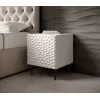 Öökapikomplekt Cama Meble HOLE — 2 tk, 44×40,5×53,5 cm, valge matt, MDF/puitlaastplaat, 16 mm raam