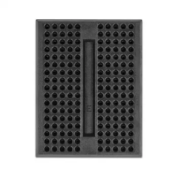 Breadboard DELOCK 18317 — plastist jootevaba prototüüpimisplaat, 36×46×10 mm, must