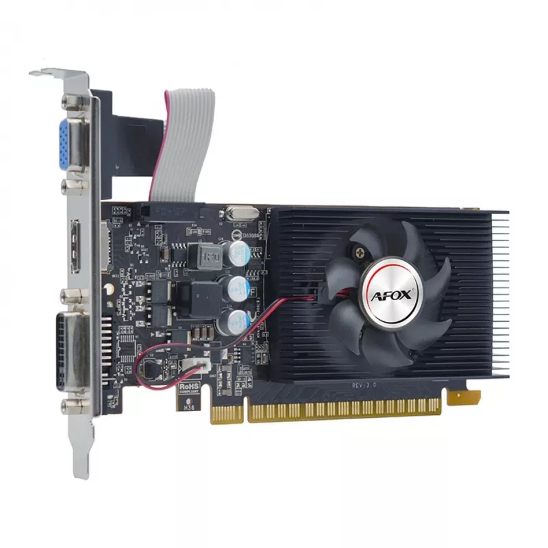 Graafikakaart AFOX AF240-1024D3L2 — NVIDIA GeForce GT 240, 1 GB GDDR3, 128-bit, PCIe 2.0