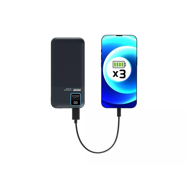 Kaasaskantav akupank Port Designs 907002 20000 mAh kiirlaadimine